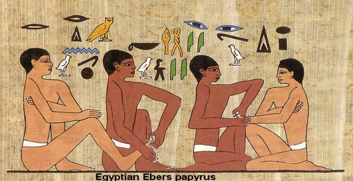 Egyptian Ebers Papyrus